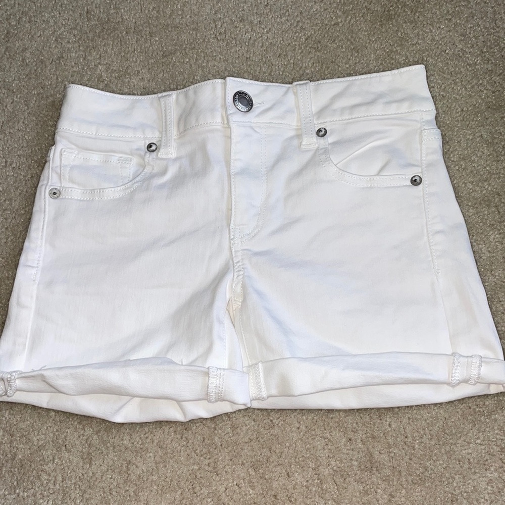 White Midi Short from AE